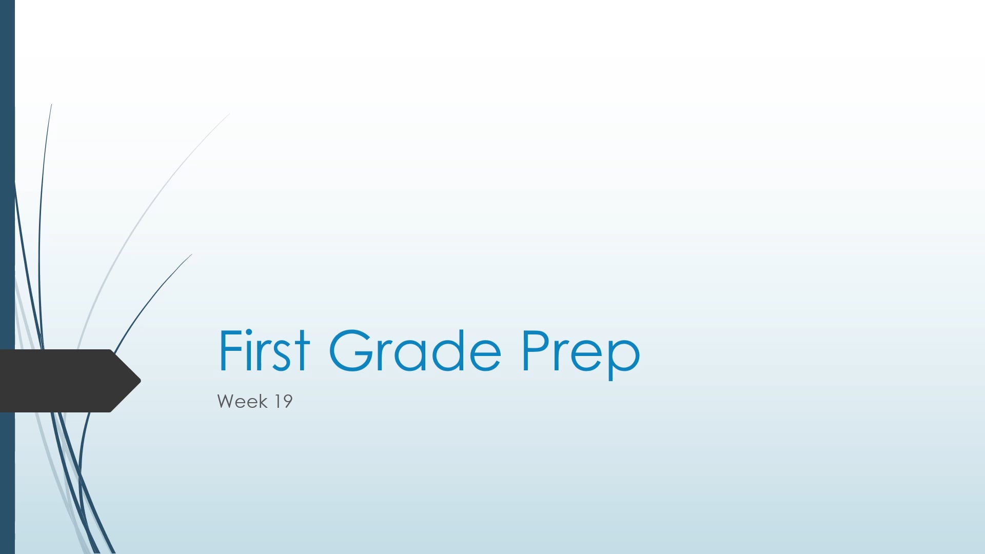 1 - PREP - Wk19