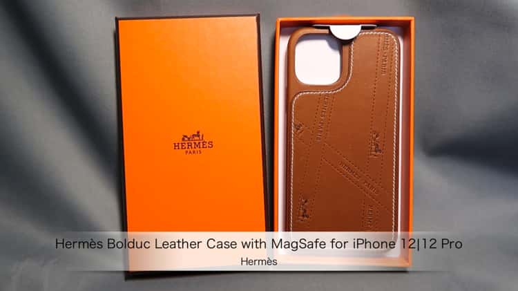 エルメスのiPhone 12/12 Pro用ケース「Hermès Bolduc Leather Case with MagSafe for  iPhone 12|12 Pro」の紹介