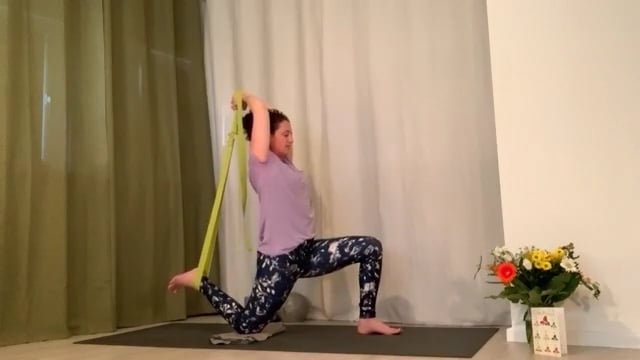Forrest Yoga // Connect to Heart Space: Lunge Back-bend with Strap // 60 min