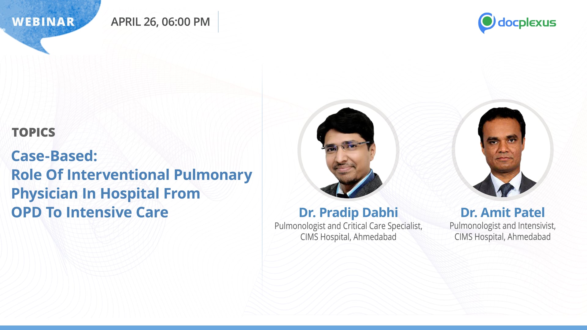 Role Of Interventional Pulmonologists In Hospital From OPD To Intensive Care
