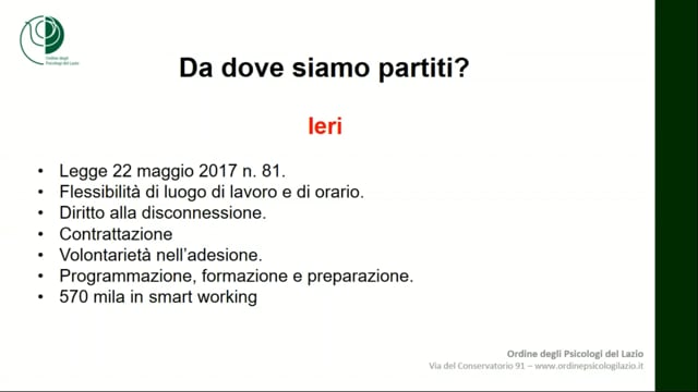 Lo smart working al tempo del COVID: cosa possiamo imparare e cosa non dobbiamo ripetere