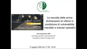 La raccolta delle prime dichiarazioni di vittime in condizioni di vulnerabilità: mandato e scenari operativi