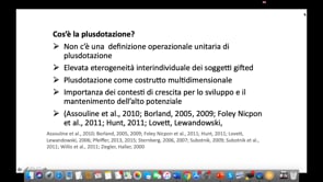 Bambini e ragazzi plusdotati