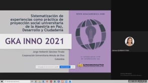 Sistematización de experiencias como práctica de proyección social universitaria de la Maestría en Paz, Desarrollo y Ciudadanía
