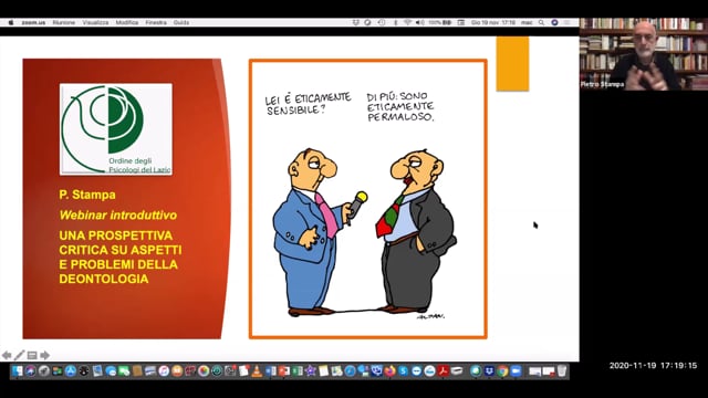 Lezione introduttiva sul codice deontologico