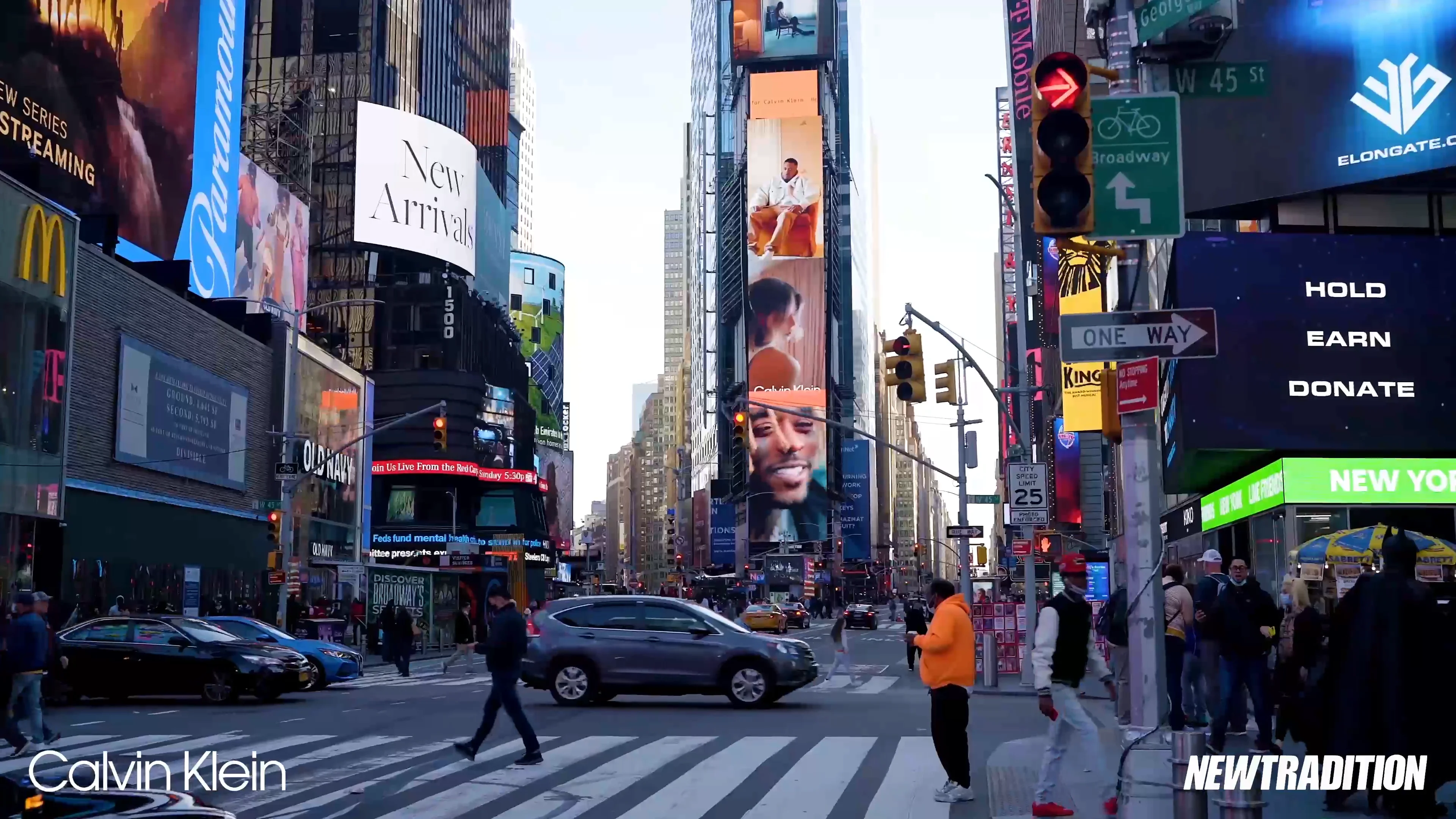 Calvin klein on sale times square