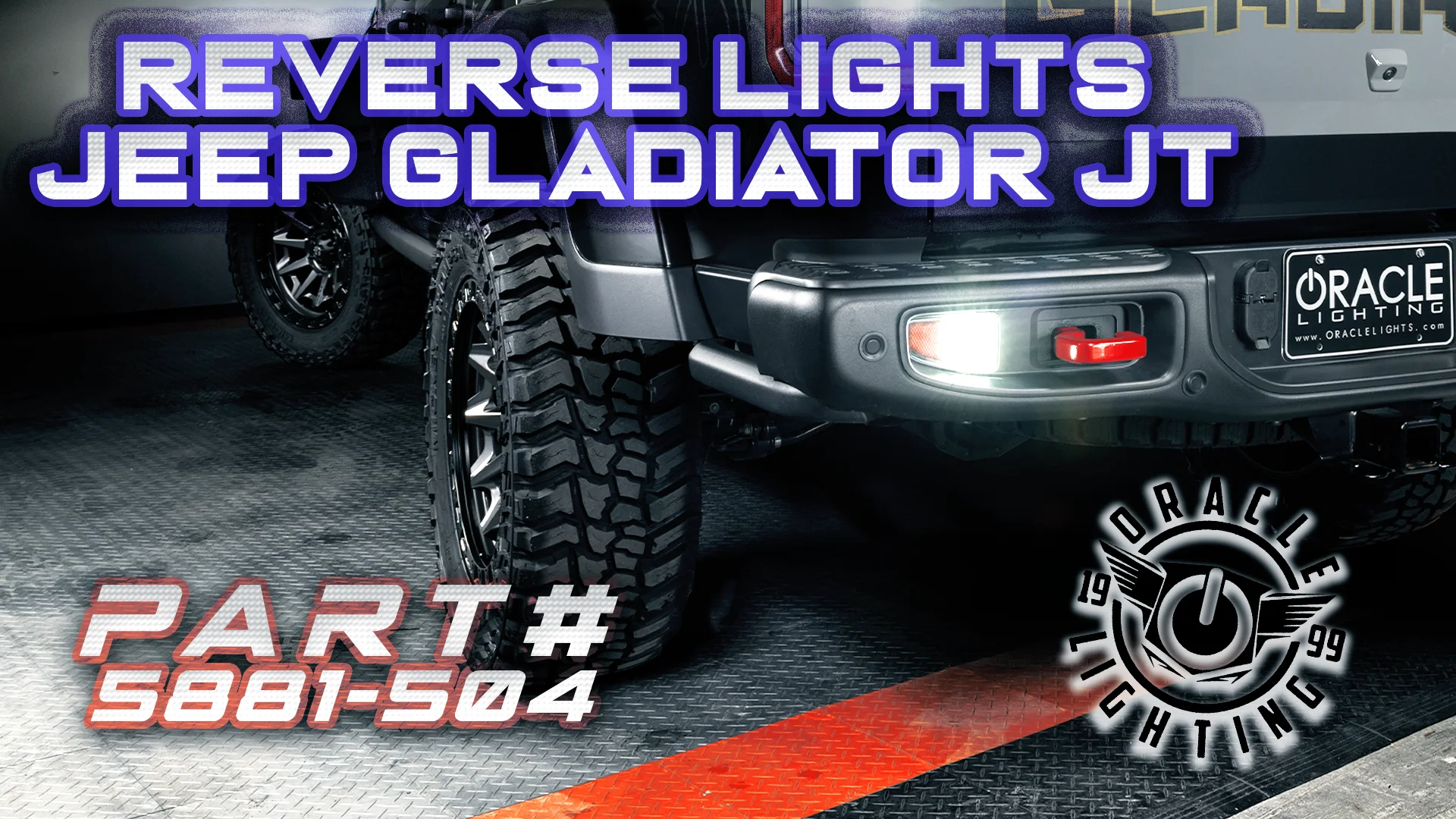 Jeep Gladiator Rear Bumper LED Reverse Lights from ORACLE Lighting-  Installation Guide DIY