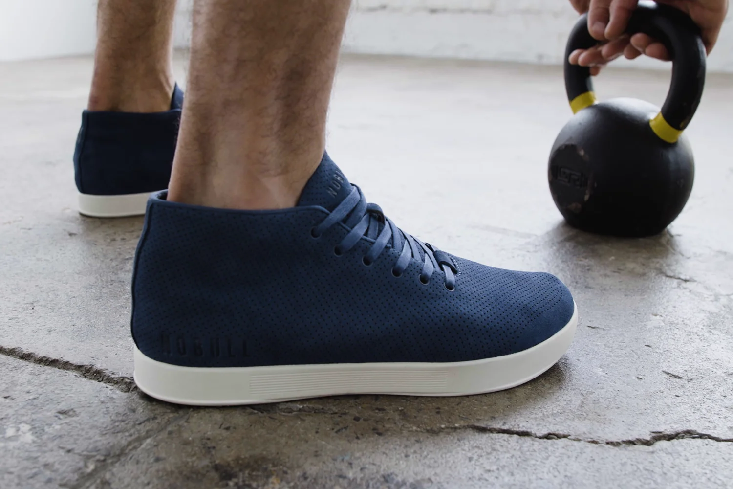 Nobull navy sales suede trainer