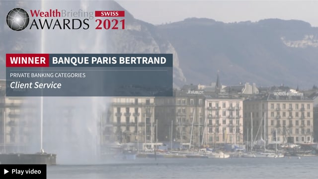 WealthBriefing Swiss Awards - Banque Paris Bertrand placholder image