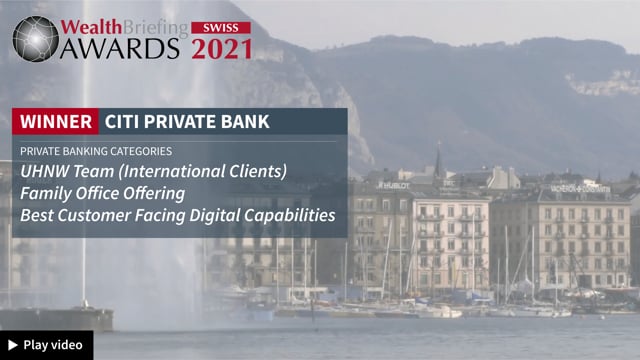 WealthBriefing Swiss Awards - Citi  placholder image