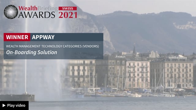 WealthBriefing Swiss Awards - Appway placholder image