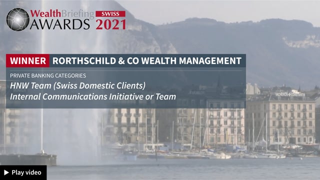 WealthBriefing Swiss Awards - Rothschild & Co Wealth Management  placholder image