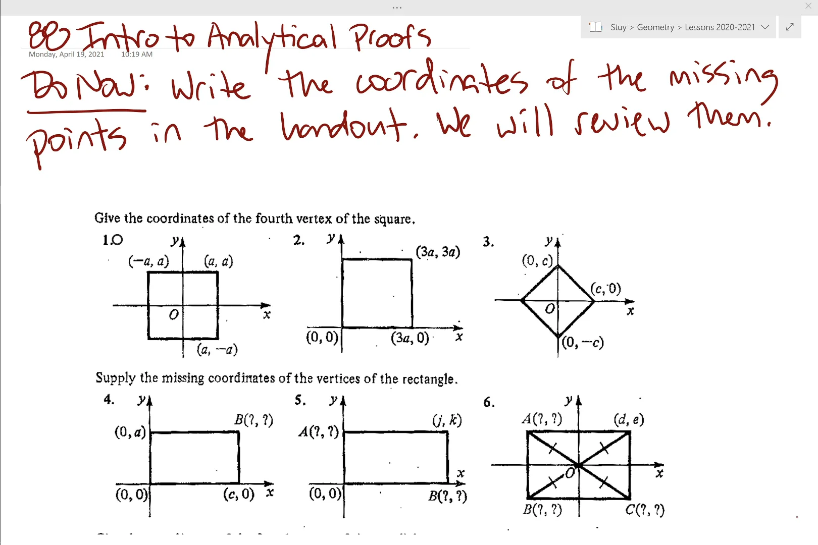 88 Intro to analytical proofs on Vimeo