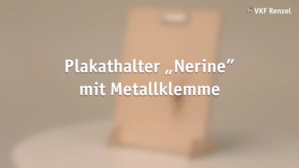 63-0194-2 Plakathalter „Nerine” mit Metallklemme