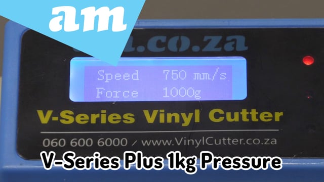 More Pressure on V-Series Plus, 1000g Pressure Enhancement for Thicker and Tougher Vinyl Cutting