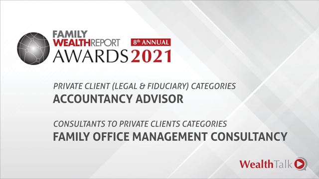 EXCLUSIVE: Family Wealth Report Awards 2021 - Video Interview - PKF O'Connor Davies  placholder image
