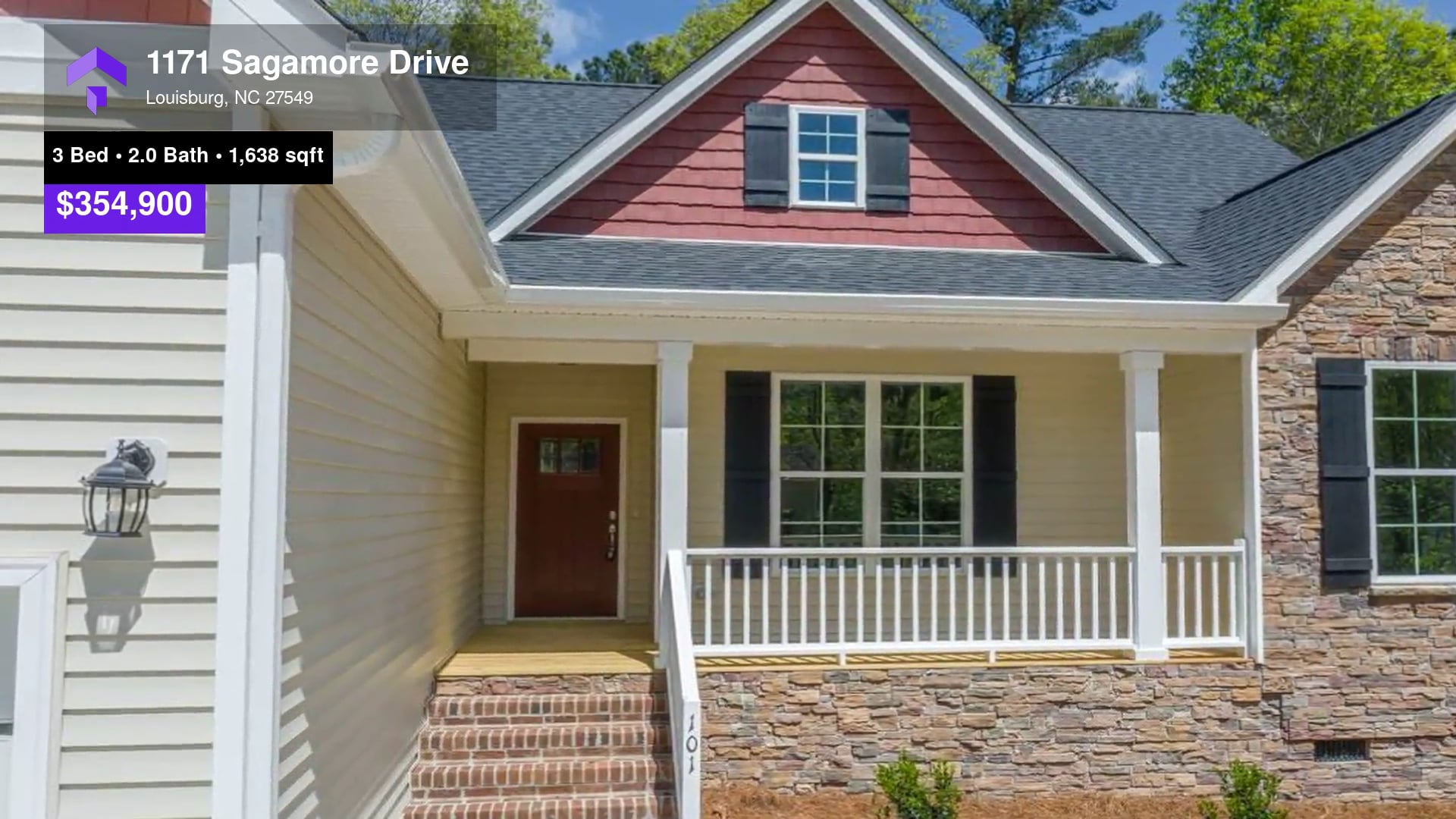 354,900 SingleFamily Home for sale 1171 Sagamore Drive, Louisburg