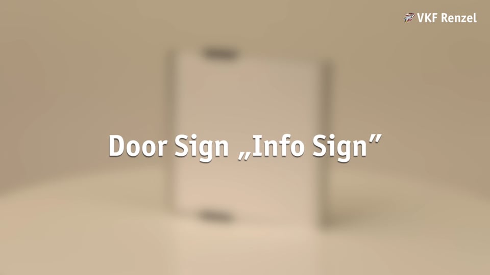 12-0079-5 Türschild „Info Sign”