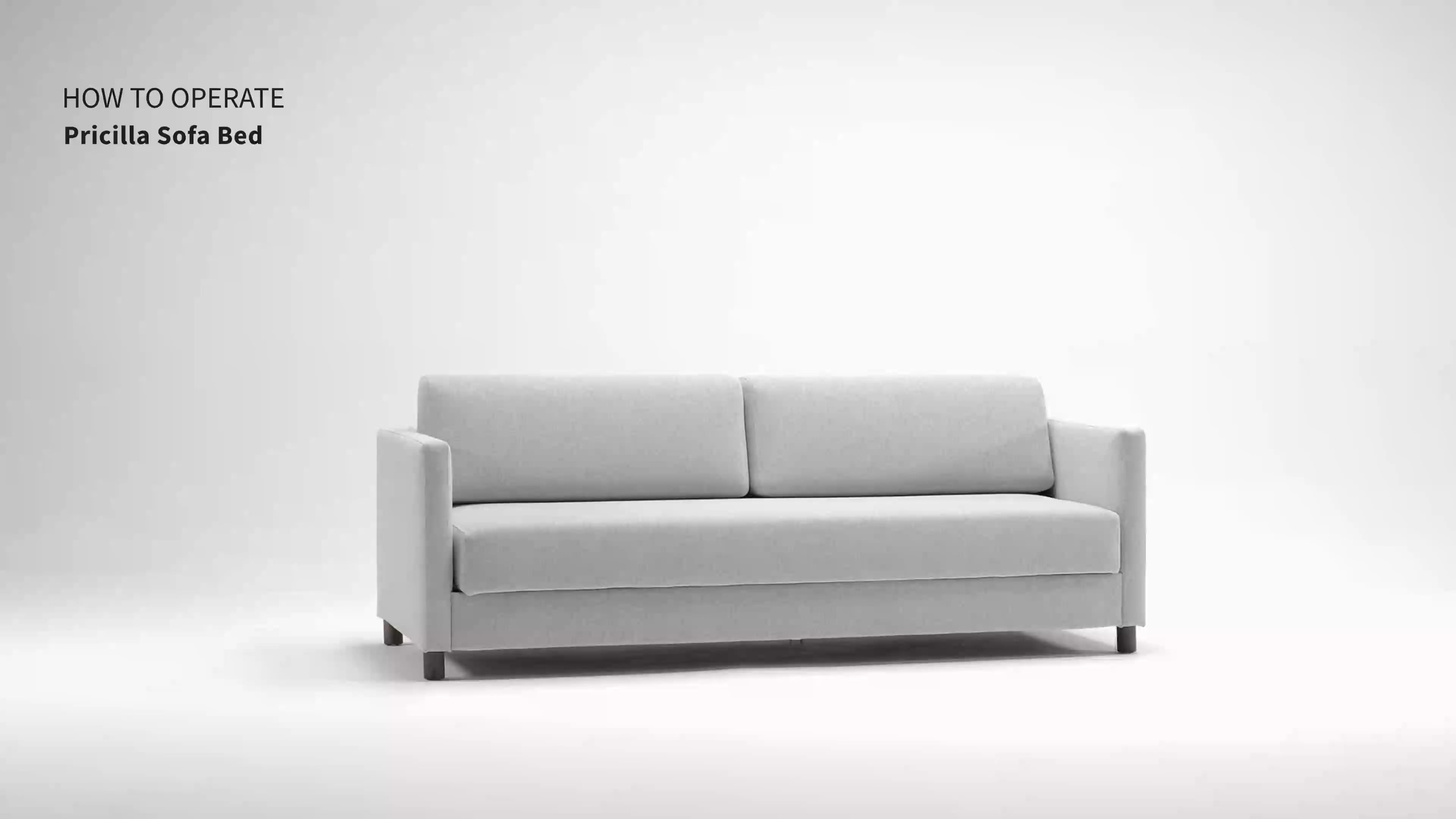 Pricilla Sofa Bed How To Operate on Vimeo