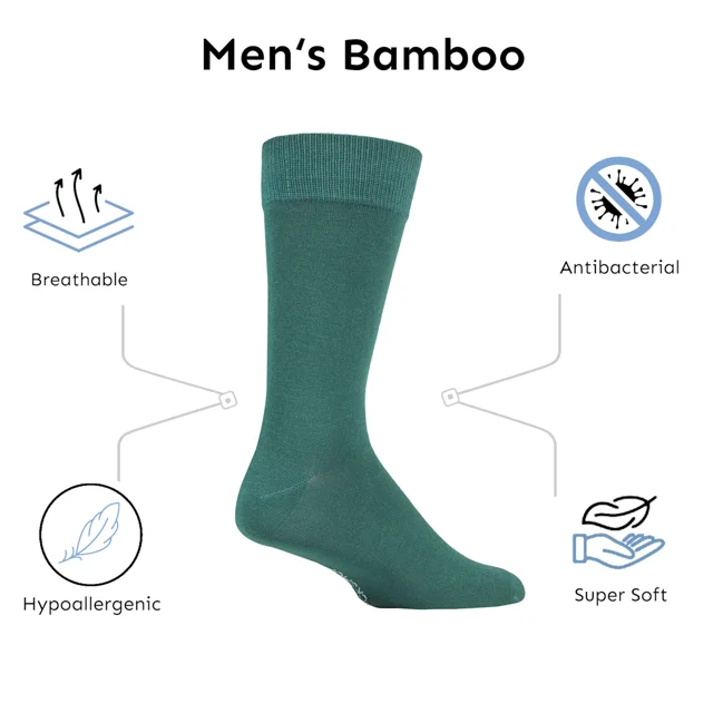 Mens SOCKSHOP Plain Bamboo Socks from SOCKSHOP