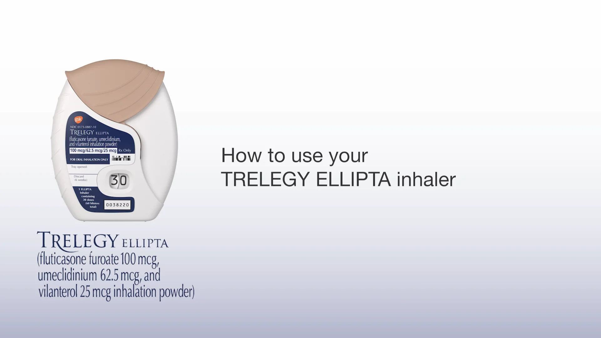 How to use your trelegy ellipta inhaler