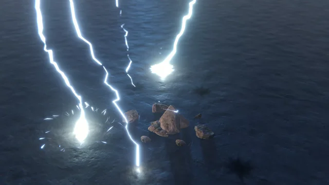 WIP Lightning Strikes - Real Time VFX