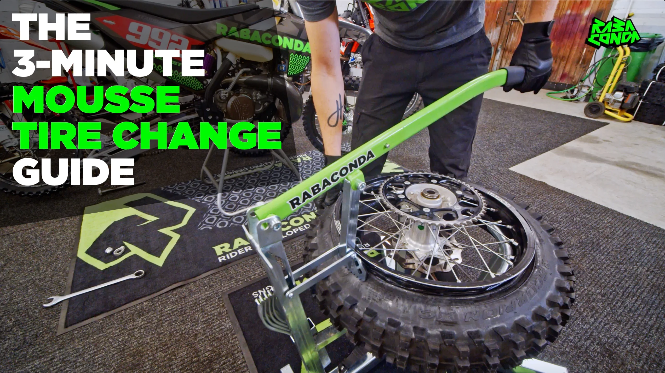 Dirt bike tube store change