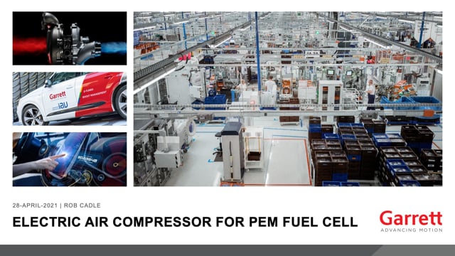 Electric air compressor development to meet future PEM fuel cell needs