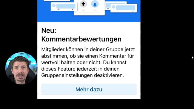 Dieses Kommentar Bewertungs Feature bringt Reichweite