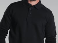 Camisolas > Sweatshirt decote estilo polo - Com presilha para caneta