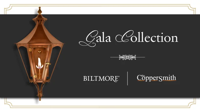 Biltmore Gala Gas or Electric Copper Lantern