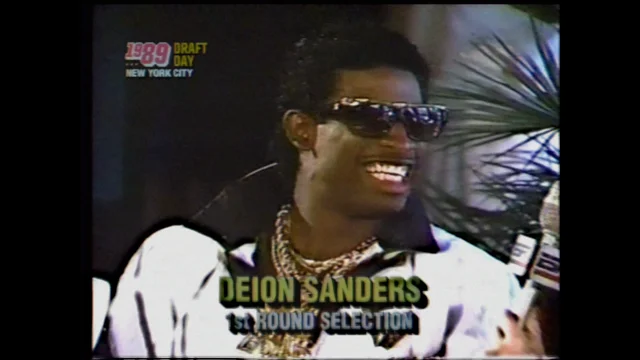 Gillette Travels Back to NFL Draft Night 1989 With Deion Sanders