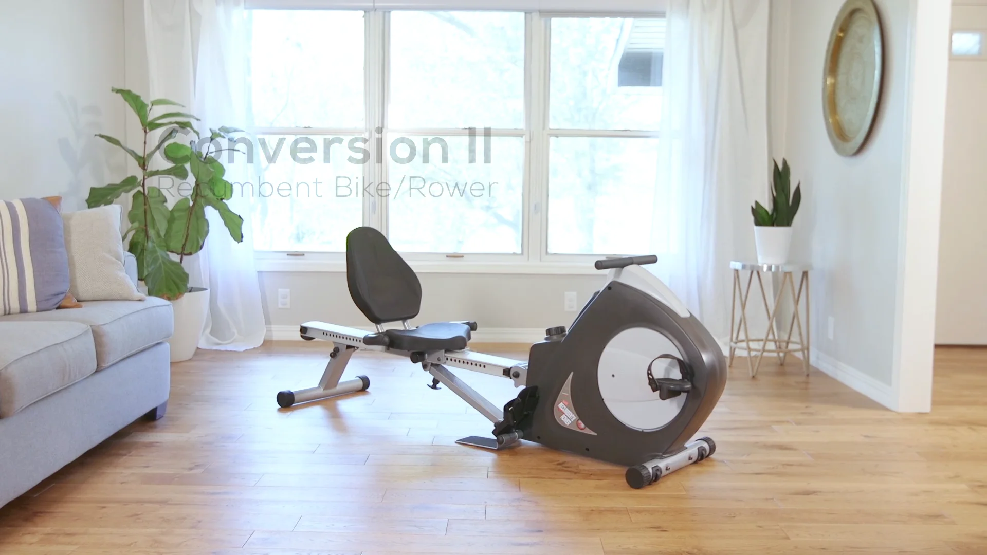 15 9003 Stamina Conversion II Recumbent Bike Rower