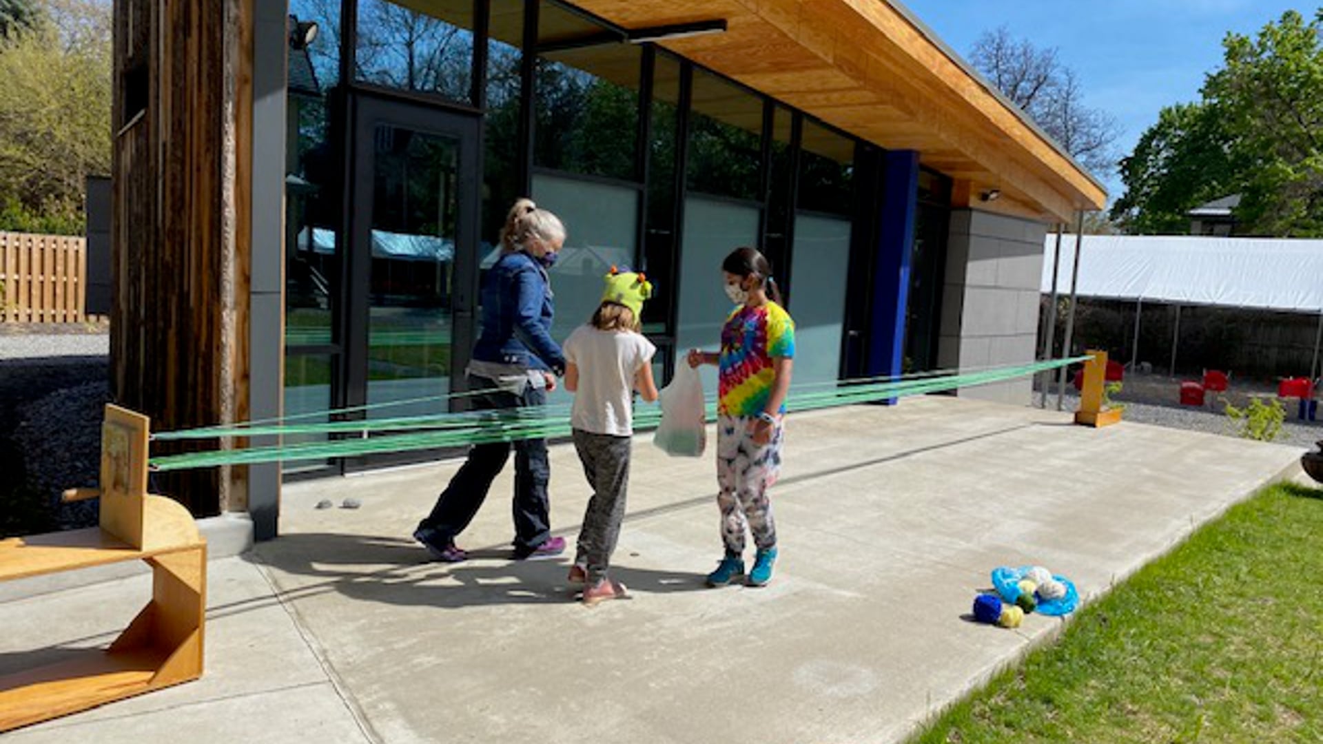 Heartwood Annex: Making the "Ribbon" for the Ribbon Cutting