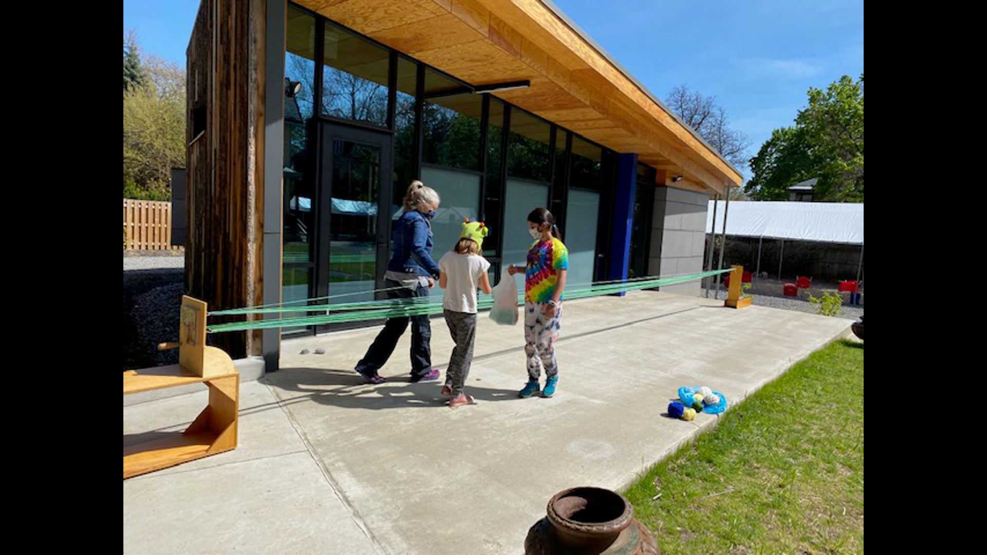Heartwood Annex: Making the "Ribbon" for the Ribbon Cutting