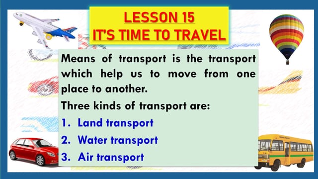 It's Time To Travel