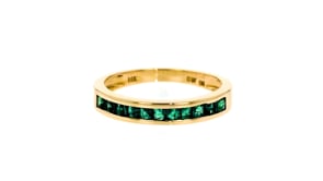 50 ct. t.w. Emerald Ring in 14kt Yellow Gold