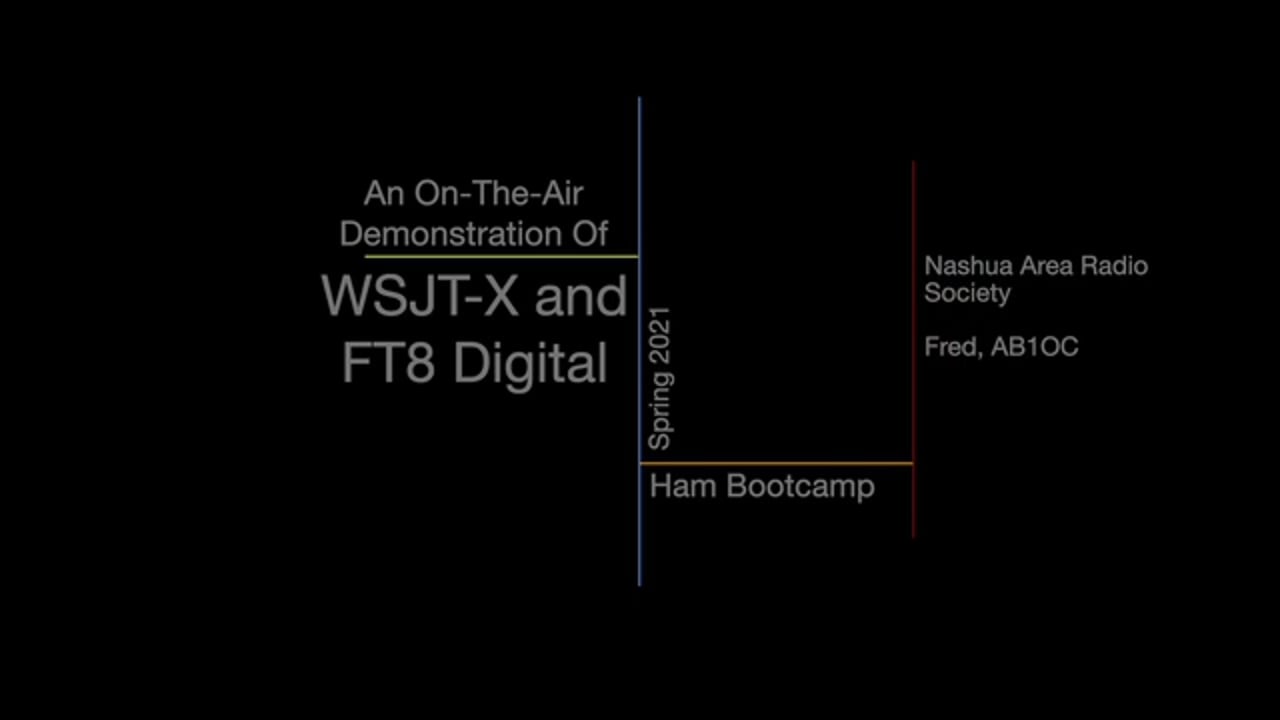 On-The-Air Demo of WSJT-X and FT8
