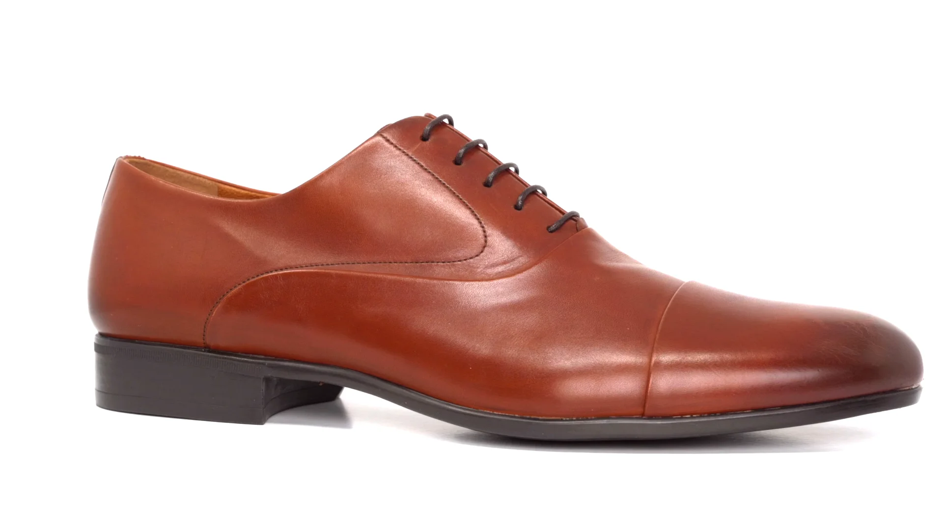MORESCHI Dublin Dark Brown Suede Cap-Toe Oxford Shoes - Size 8.5 - G61-21 Moreschi Italy Dark Brown Calf Skin Leather Brogue Oxford  main image 2