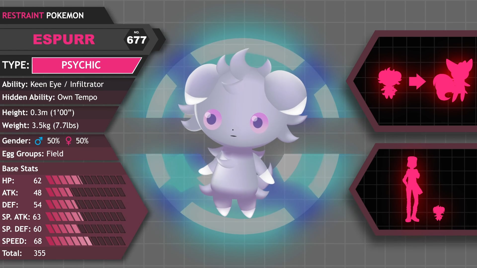 Animated Pokedex || Espurr