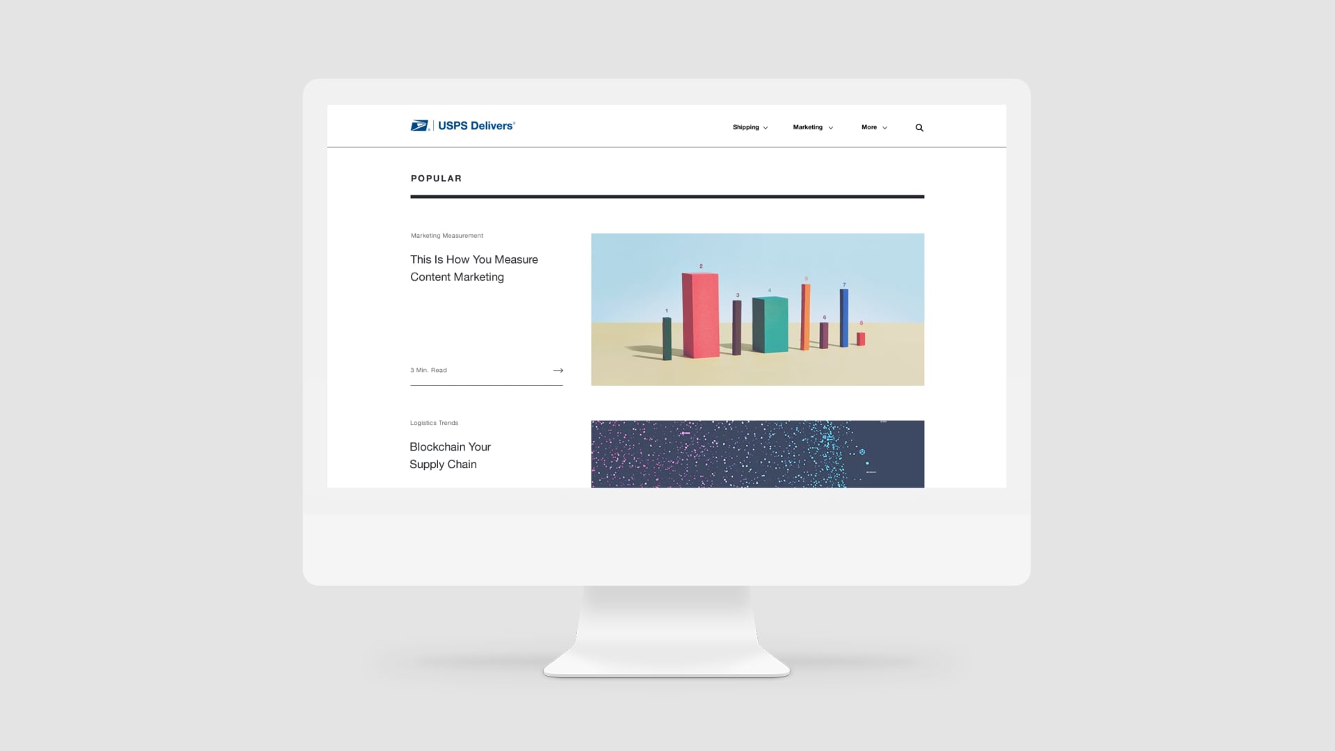 USPS Delivers Hompage Desktop on Vimeo