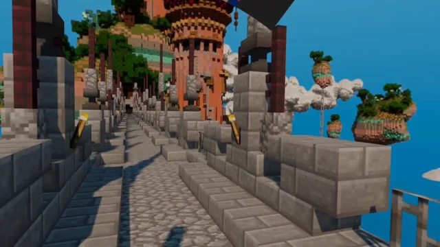 Yet Another Bedwars Bridge Build! : r/Minecraft