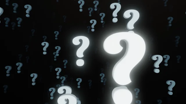 Question Mark Animation Video
