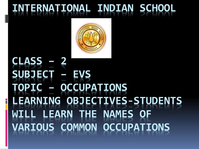 Occupation