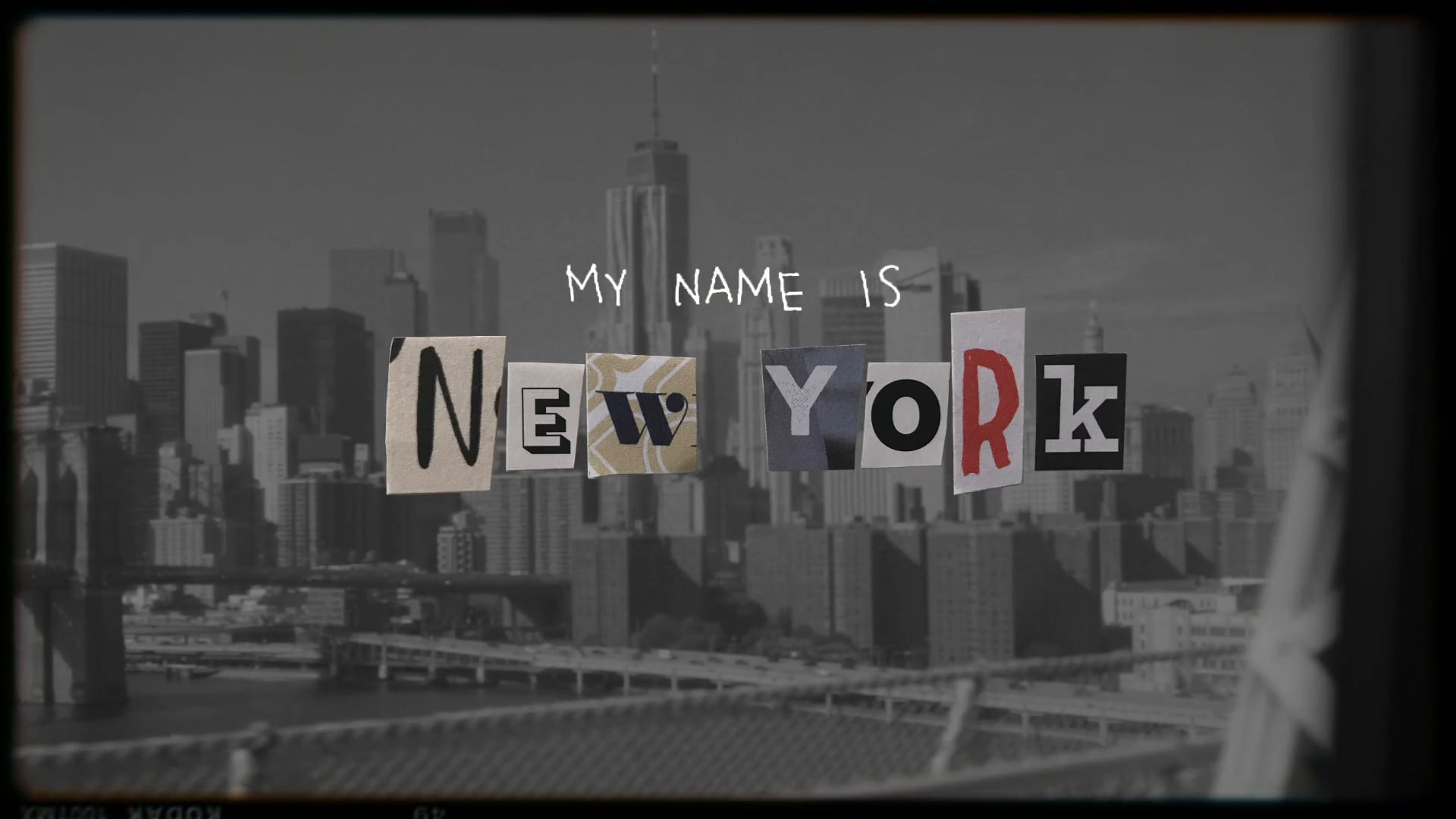 MY NAME IS NEW YORK