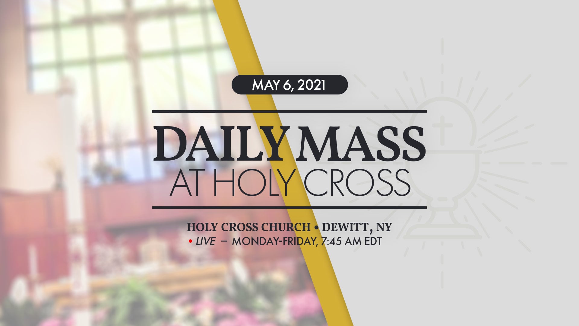 Daily Mass May 6, 2021 on Vimeo