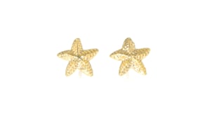 Childs 14kt Yellow Gold Starfish Stud Earrings