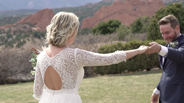 Kayla + Brandon Wedding Celebration (full vows) - Garden of the Gods - CO_042721