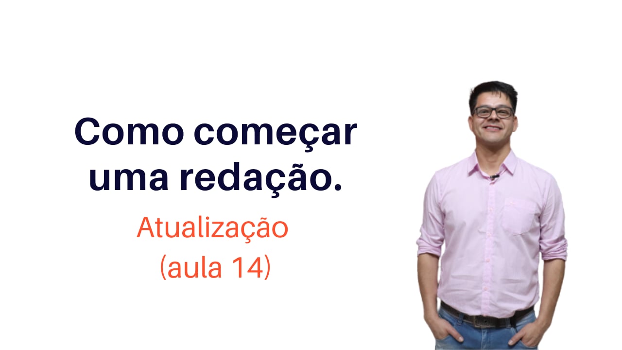 Como Começar uma Redação