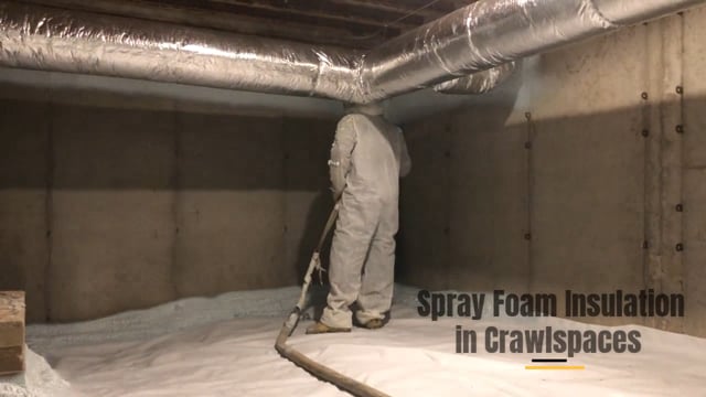 Spray Foam Insulation in Crawlspaces